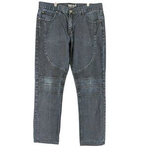 Born Fly Denim Jeans Men's Size 36 Straight Dark Anytown USA